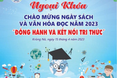 Trường THPT Krông Nô hưởng ứng Ngày sách và văn hóa đọc Việt Nam năm 2023